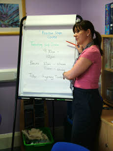Photo of a course tutor